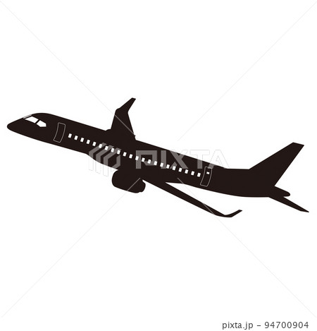 旅客機シルエット 94700904