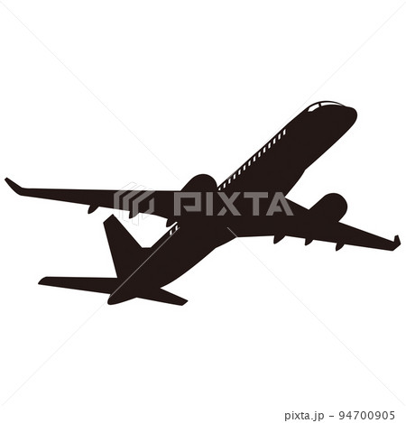 旅客機シルエット 94700905