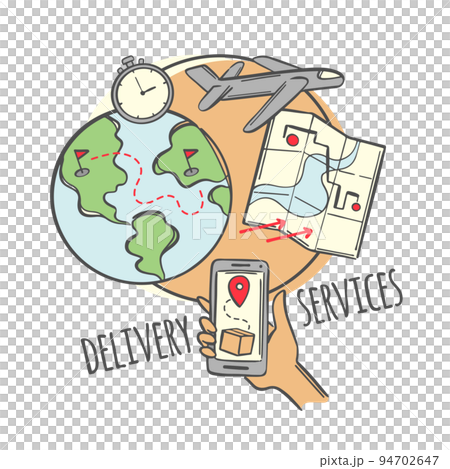 AVIA DELIVERY SERVICES Schematic Representation Of Fast Delivery Service Operation Principle Order By Smartphone In Hand In One Click To Place Of Destination AVIA DELIVERY SERVICES Schematic Representation Of Fast Delivery Service Operation Principle Order By Smartphone In Hand In One Click To Place Of Destination 94702647