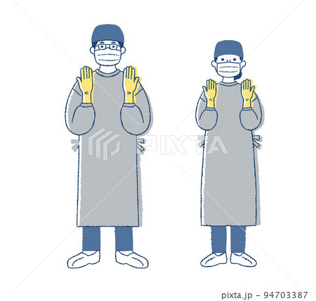 外科医の男女 外科医の男女 94703387