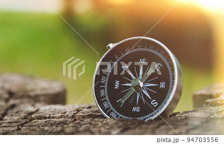 Travel and navigation. Determination of cardinal points by compass. Travel and navigation. Determination of cardinal points by compass. 94703556
