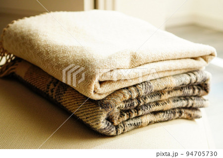 ウールのブランケット(毛布)	 94705730