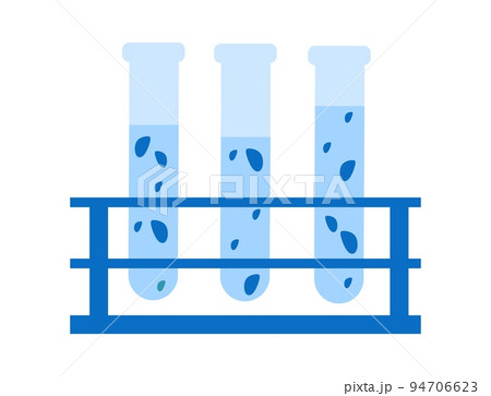 Laboratory test tubes. Medical kit concepts. Can be used for web and mobile devices Vector illustration of a color element 94706623