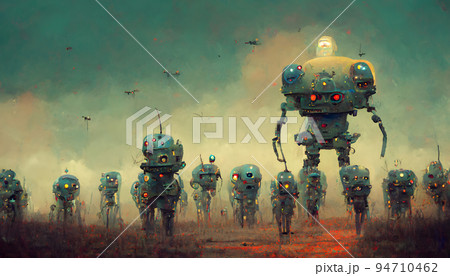 army of robots, neural network generated art army of robots, neural network generated art 94710462