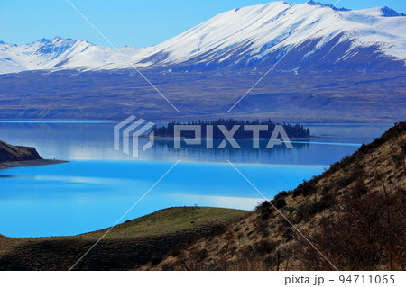 ニュージーランド南島の観光スポット、冬のテカポ湖 94711065