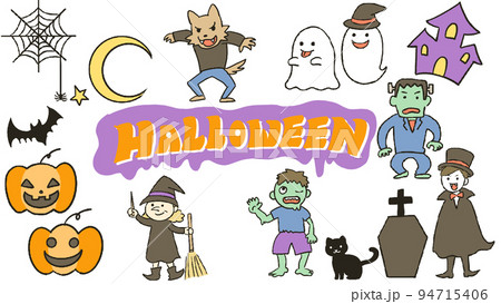 ハロウィンのイラスト 94715406