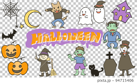 ハロウィンのイラスト 94715406