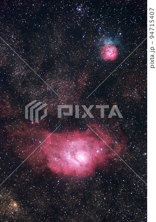 干潟星雲と三裂星雲 干潟星雲と三裂星雲 94715407