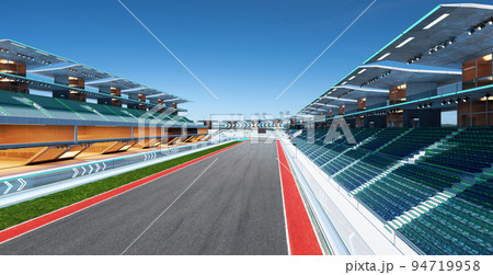 3d rendering does not exist futuristic Racetrack Circuit 3d rendering does not exist futuristic Racetrack Circuit 94719958