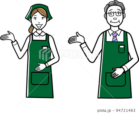 案内をする店員さん 案内をする店員さん 94721463