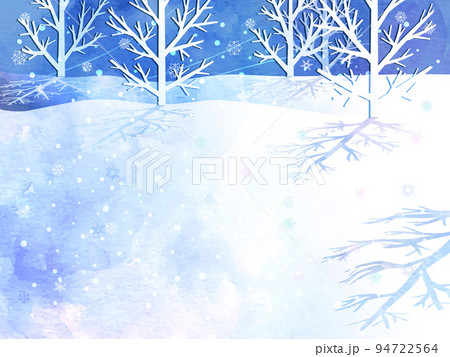 雪が積もった冬の森の壁紙 94722564