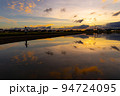 田んぼリフレクション　和歌山県和歌山市 94724095