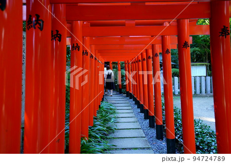葛城一言主神社の稲荷神社鳥居 94724789