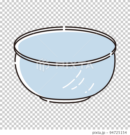 Illustration of a simple bowl Illustration of a simple bowl 94725154