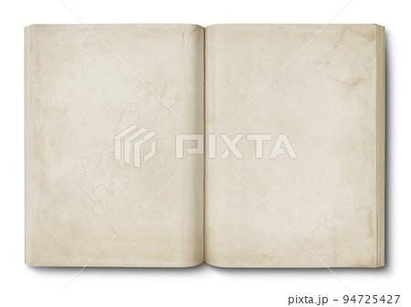 Old stained open book Old stained open book 94725427