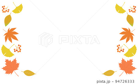 秋イメージの背景素材 秋の植物 横長 16:9 秋イメージの背景素材 秋の植物 横長 16:9 94726333