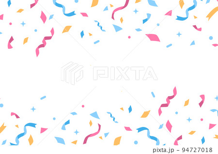 カラフルな紙吹雪のベクターイラスト素材 94727018