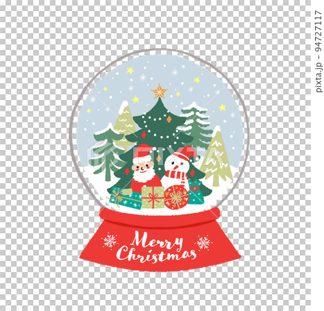 christmas dome illustration 94727117
