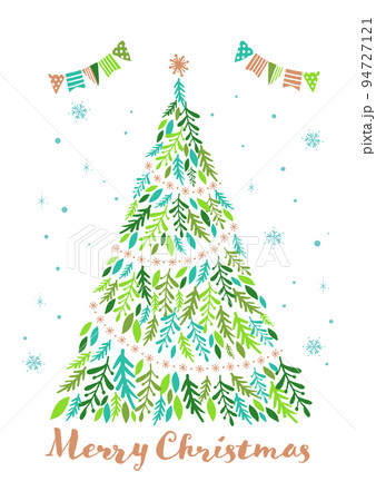 クリスマスツリーのイラスト クリスマスツリーのイラスト 94727121