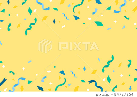 賑やかな紙吹雪のベクター素材 賑やかな紙吹雪のベクター素材 94727254
