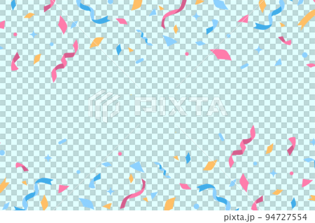 カラフルな紙吹雪のベクターイラスト素材 94727554