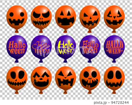ハロウィン風船セット 94728244