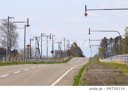 北海道 十勝地方 アップダウンの道 北海道 十勝地方 アップダウンの道 94730114