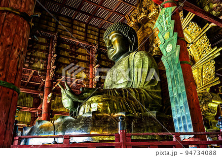 東大寺 大仏様 毘盧遮那仏坐像の写真素材 [94734088] - PIXTA