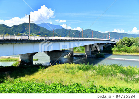 丹波島橋／犀川付近より長野駅／長野県庁方面を望む(長野県長野市)【2022.9】 94735534