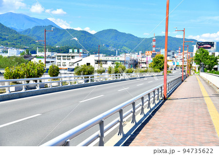 丹波島橋／犀川より長野駅／長野県庁方面を望む(長野県長野市)【2022.9】 94735622