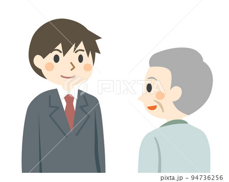 成年後見制度　高齢男性 94736256