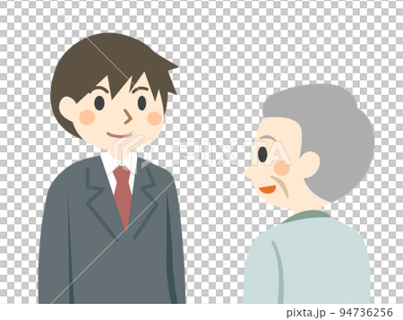 成年後見制度　高齢男性 94736256