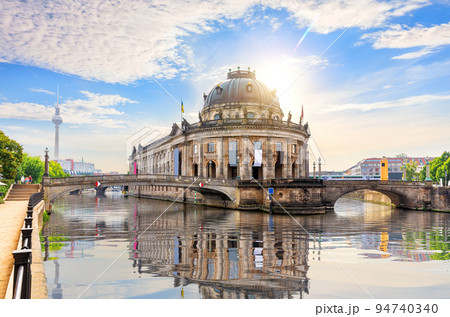 Museum Island on the Spree view of the bridges at sunny day, Berlin, Germany Museum Island on the Spree view of the bridges at sunny day, Berlin, Germany 94740340