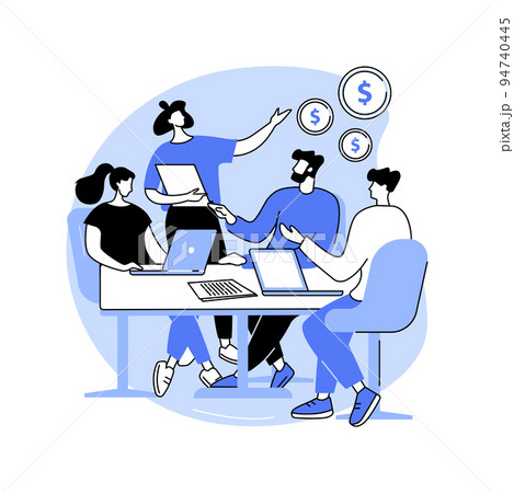 Venture capital isolated cartoon vector illustrations. 94740445