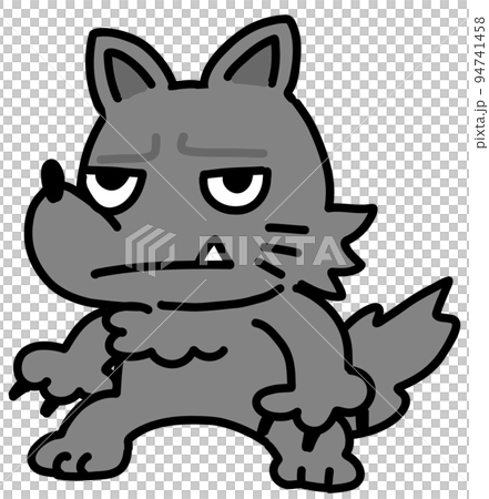 狼人的萬聖節可愛插圖 狼人的萬聖節可愛插圖 94741458