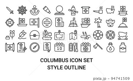illustration vector and logo columbus weapon icon perfect. Icon sign from modern collection for mobile concept and web apps design. Nice design perfect. 94741509