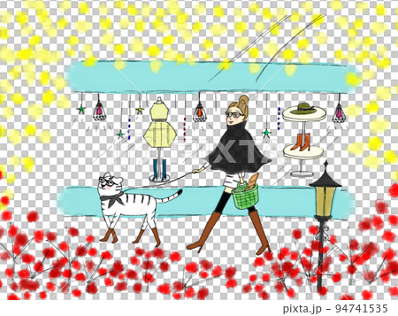 白虎和巴黎櫥窗購物 [秋冬] 94741535