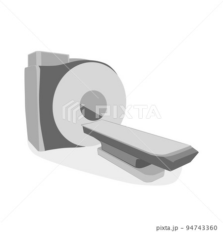 magnetic resonance imaging machine vector image. Medical equipment. magnetic resonance imaging machine vector image. Medical equipment. 94743360