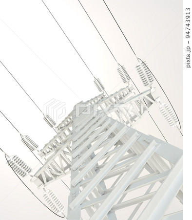 3d Power Transmission Line 94743913