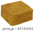 四角い調理前の厚揚げイラスト素材 94745693