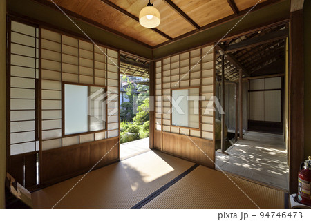 重要文化財 旧三上家住宅内部　湯殿横の部屋（京都府宮津市） 94746473