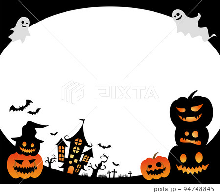 ハロウィン　白バック 94748845