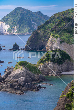 《静岡県》あいあい岬の海岸線・伊豆の南端奥石廊崎 94749044