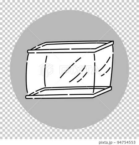 Aquarium icon (black and white) 94754553