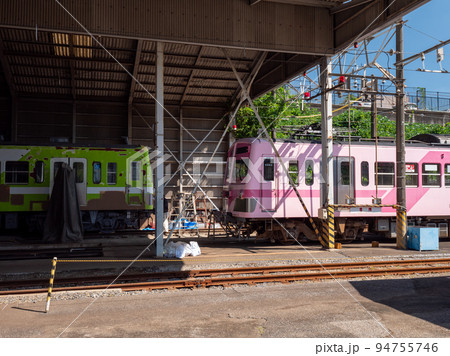 流山鉄道の検修所　流山駅 94755746