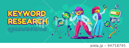 Keyword research banner template, contemporary 94758795