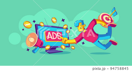 Pay per click, ads marketing strategy 94758845