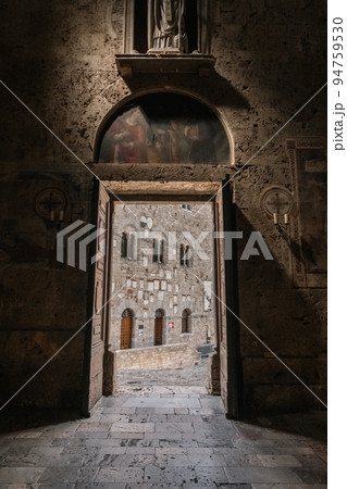 Beautiful view of Tuscany landscape and landmarks. Summer in Italy 94759530