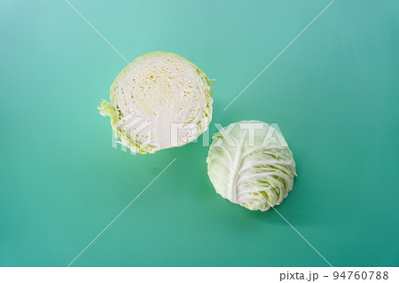 cabbage on the green background 94760788