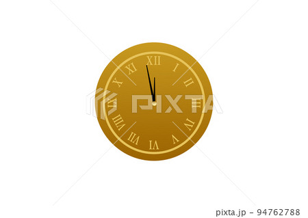 Clock on a white background. Vector illustration Clock on a white background. Vector illustration 94762788